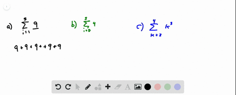 calculate-the-sums-text-asum_i15-9-quad-text-b-sum_i05-4-quad-text-c-sum_k24-k3