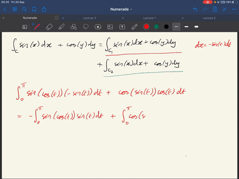 i-16-evaluate-the-line-integral-where-c-is-the-given-curve-int_c-sin-x-d-xcos-y-d-y-quad-c-consists-