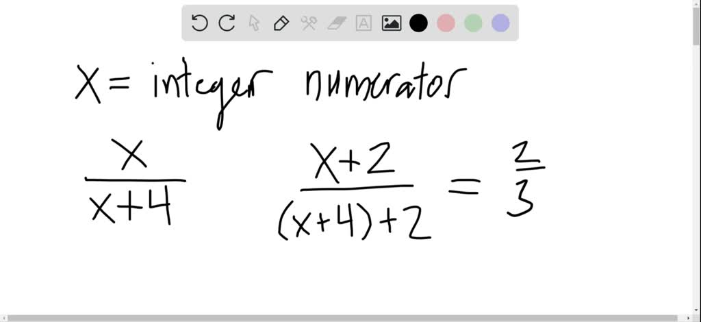 SOLVED:The numerator of a fraction is 4 less than…