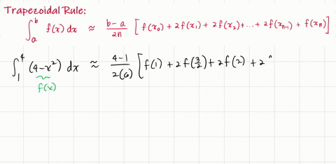 use-the-trapezoidal-rule-and-simpsons-rule-to-approximate-the-value-of-the-definite-integral-for--22