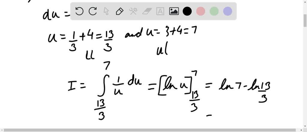 Evaluate the definite integral two ways: first by a u-substitution in ...