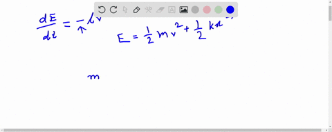 show-that-the-time-rate-of-change-of-mechanical-energy-for-a-damped-undriven-oscillator-is-given-b-8