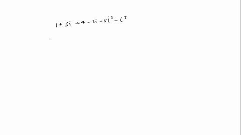SOLVED:In Exercises 1-4, write the given complex number in the form a+1 ...