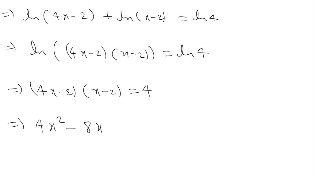 SOLVEDSolve each logarithmic equation. Express a…