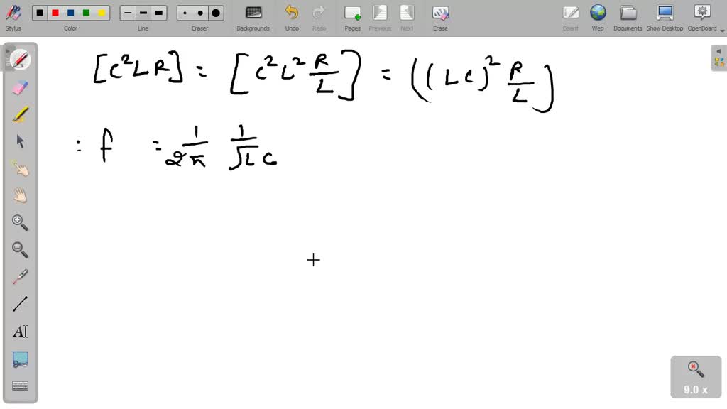 If L, C and R denote the inductance, capacitance and resistance
