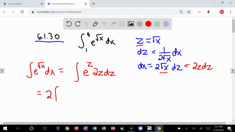first-make-a-substitution-and-then-use-integration-by-parts-to-evaluate-the-integral-int_14-esqrtx-d