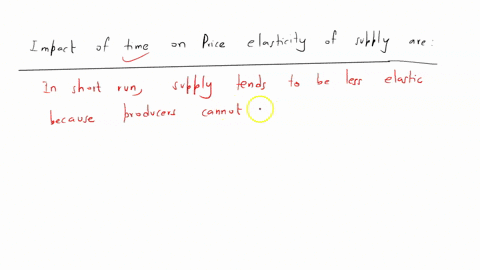 describe-the-impact-of-time-on-price-elasticity-of-supply