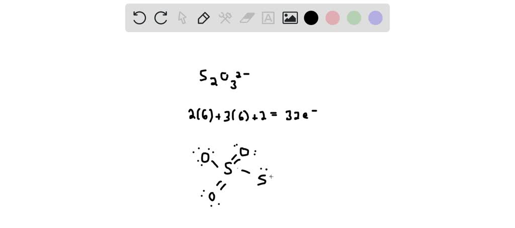 SOLVED:Write Lewis formulas for the resonance forms of the thiosulfate ...