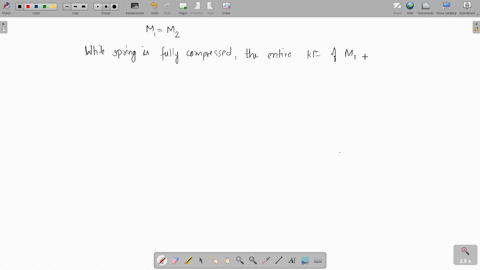 two-blocks-m_1-and-m_2-having-equal-mass-are-to-move-on-a-horizontal-frictionless-surface-m_2-is-att