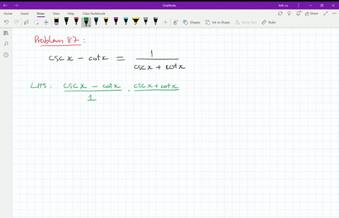 verify-the-identity-csc-x-cot-xfrac1csc-xcot-x