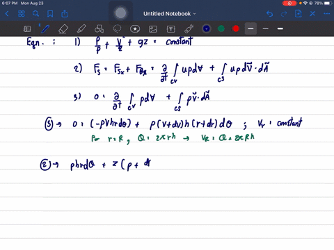 incompressible-liquid-of-negligible-viscosity-is-pumped-at-total-volume-flow-rate-q-through-two-smal