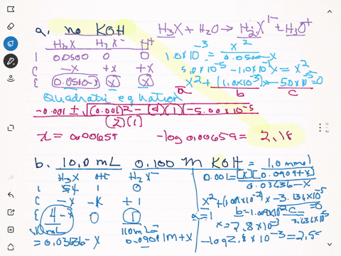 consider-the-titration-of-1000-mathrmml-of-a-00500-m-solution-of-the-hypothetical-weak-acid-mathrmh_