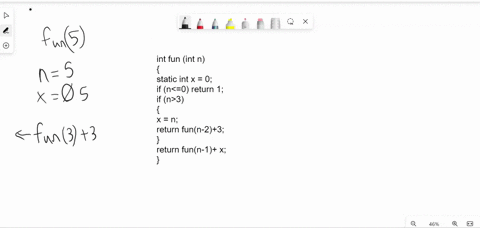 ⏩SOLVED:Consider the following C function What is the value of… | Numerade