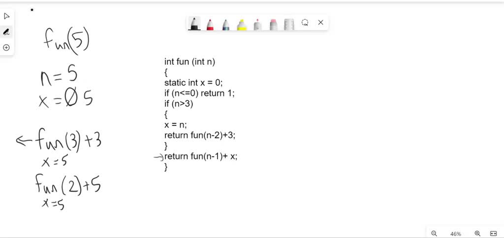 ⏩solvedconsider The Following C Function What Is The Value Of Numerade 2926