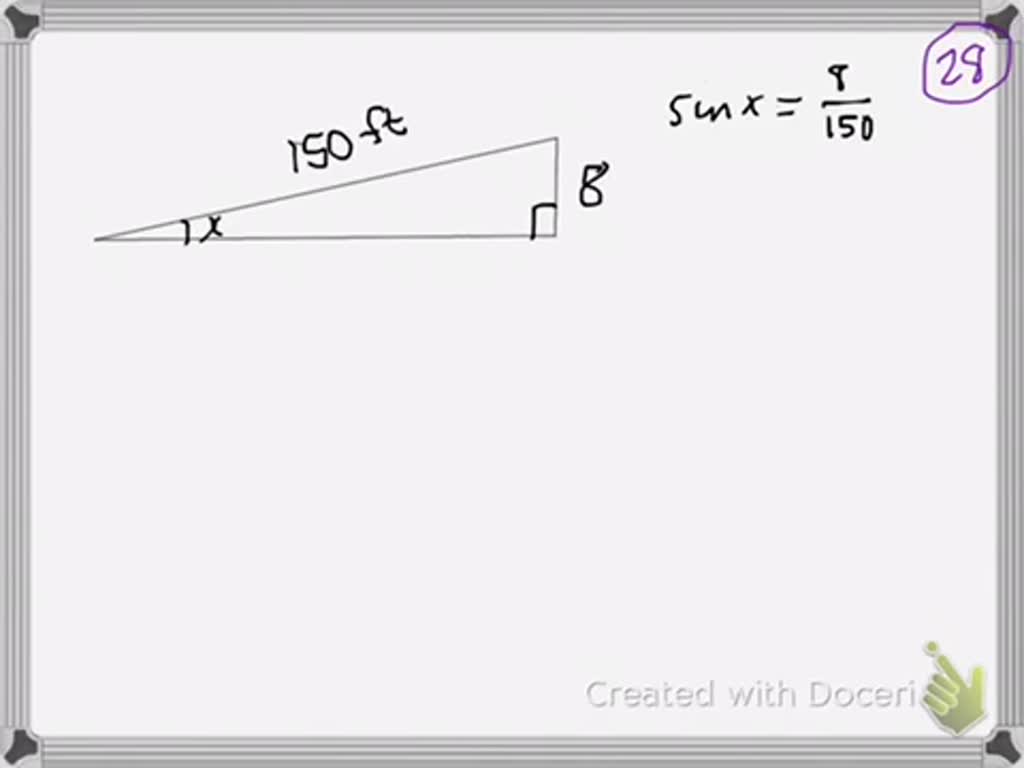 SOLVED 'A ramp makes an angle of 120 with the ground If the top of the