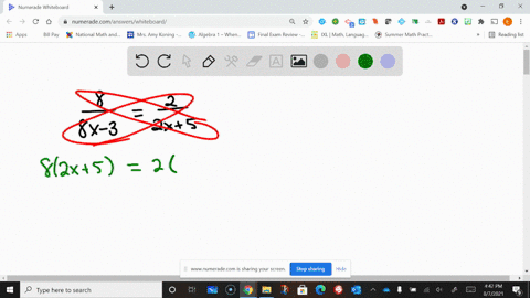 solve-the-equation-frac88-x-3frac22-x5