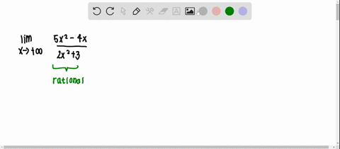 find-the-limits-lim-_x-rightarrowinfty-frac5-x2-4-x2-x23