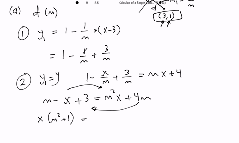 a-line-with-slope-m-passes-through-the-point-04-and-has-the-equation-ym-x4-a-write-the-distance-d-be