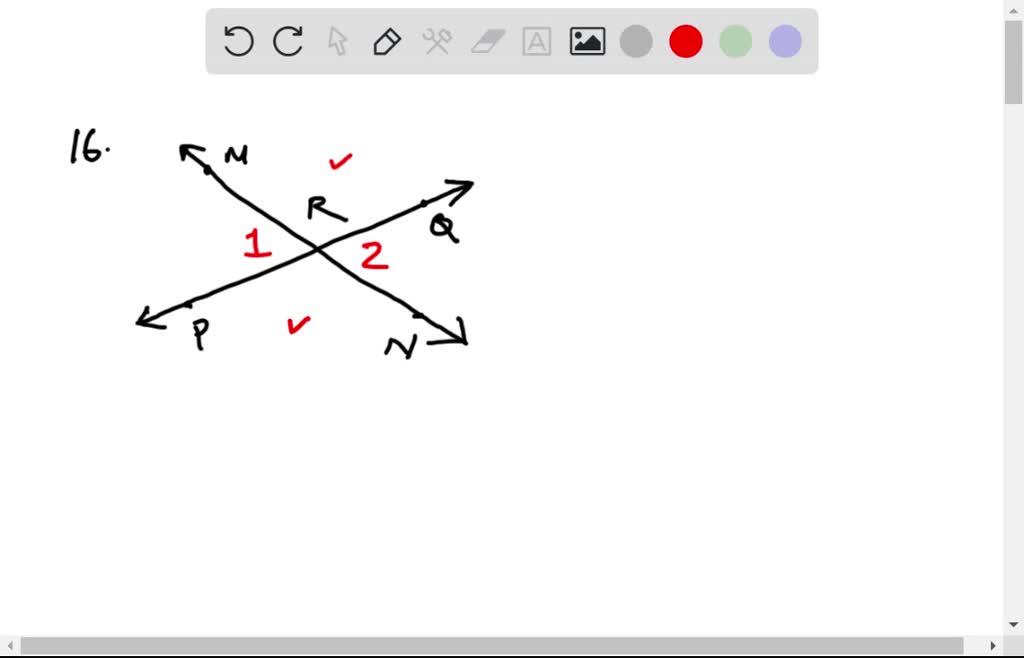 ⏩SOLVEDWhen two lines cross (intersect), they have exactly one… Numerade