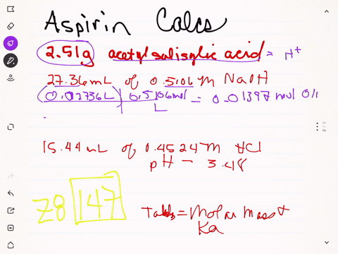 Solved A Typical Aspirin Tablet Contains 325 Mg Acetylsalicylic Acid Left Mathrm Hc 9 Mathrm H 7 Mathrm O 4