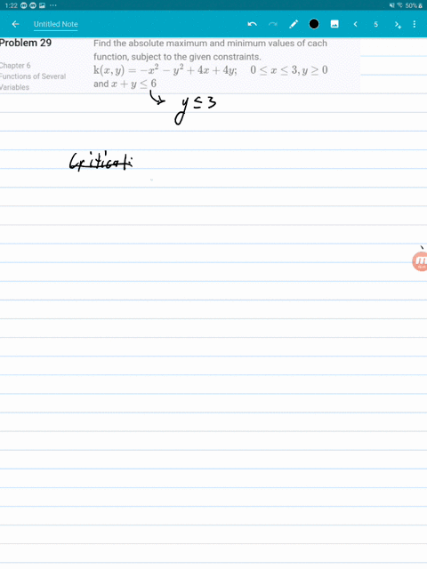 find-the-absolute-maximum-and-minimum-values-of-cach-function-subject-to-the-given-constraints-mathr