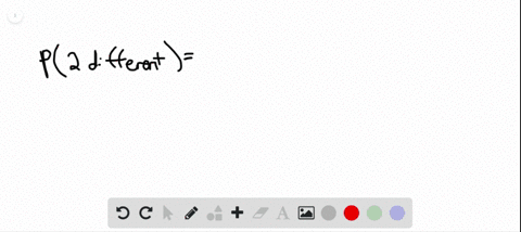 a-die-is-rolled-twice-find-each-probability-ptext-two-different-numbers
