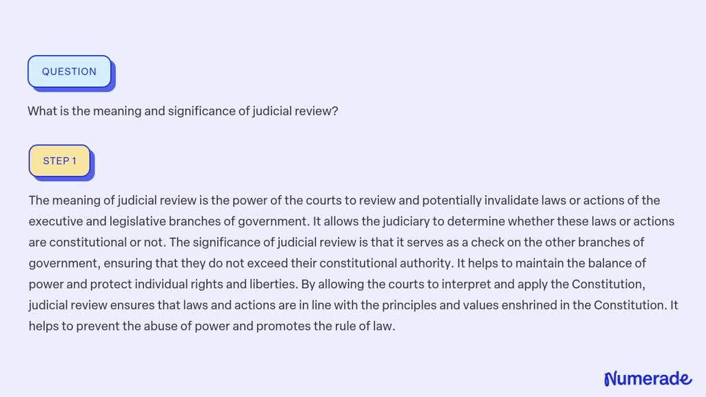 solved-what-is-the-meaning-and-significance-of-judicial-review-numerade