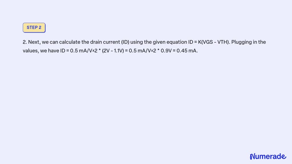 Solved In The Circuit Shown Calculate The Drain Current And Drain To Source Voltage For The 8139