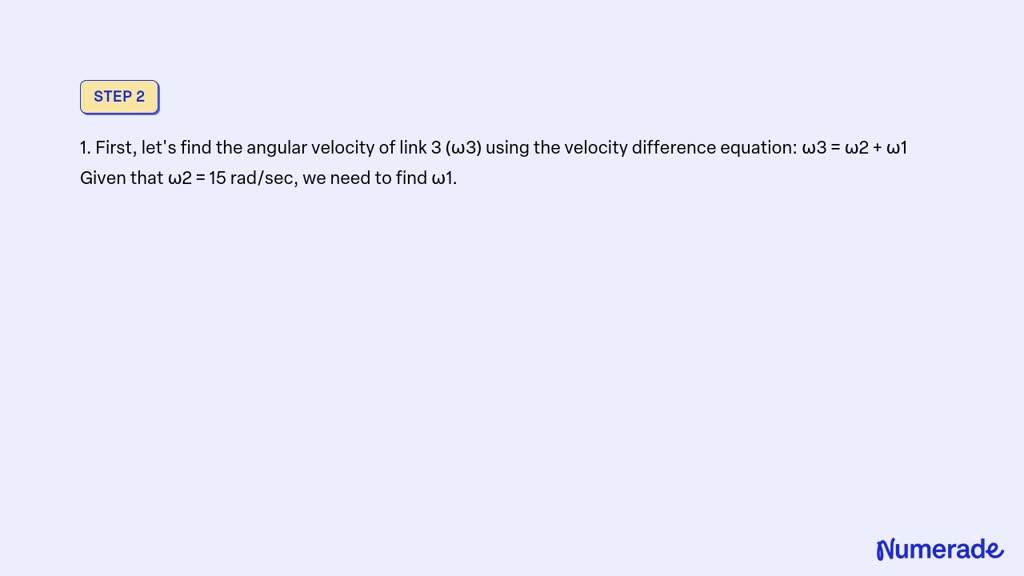 SOLVED: USE ANALYTICAL METHOD PLEASE I WILL UPVOTE 6-16 The linkage in ...