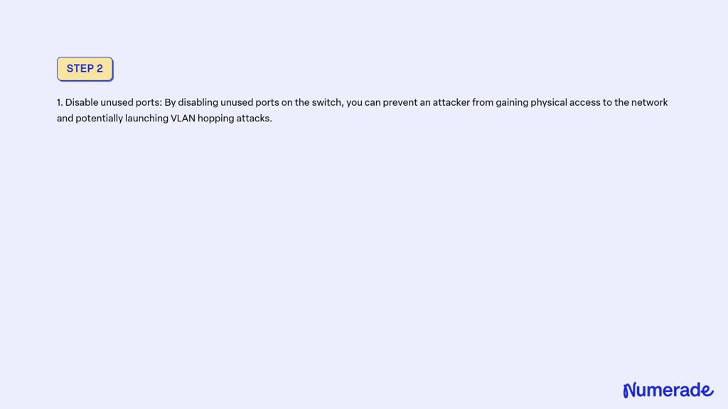 SOLVED: A Virtual LAN (VLAN) is a logical subnetwork that can group ...