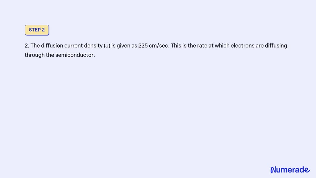 SOLVED: Assume that in an n-type semiconductor at T=300 K, the electron ...