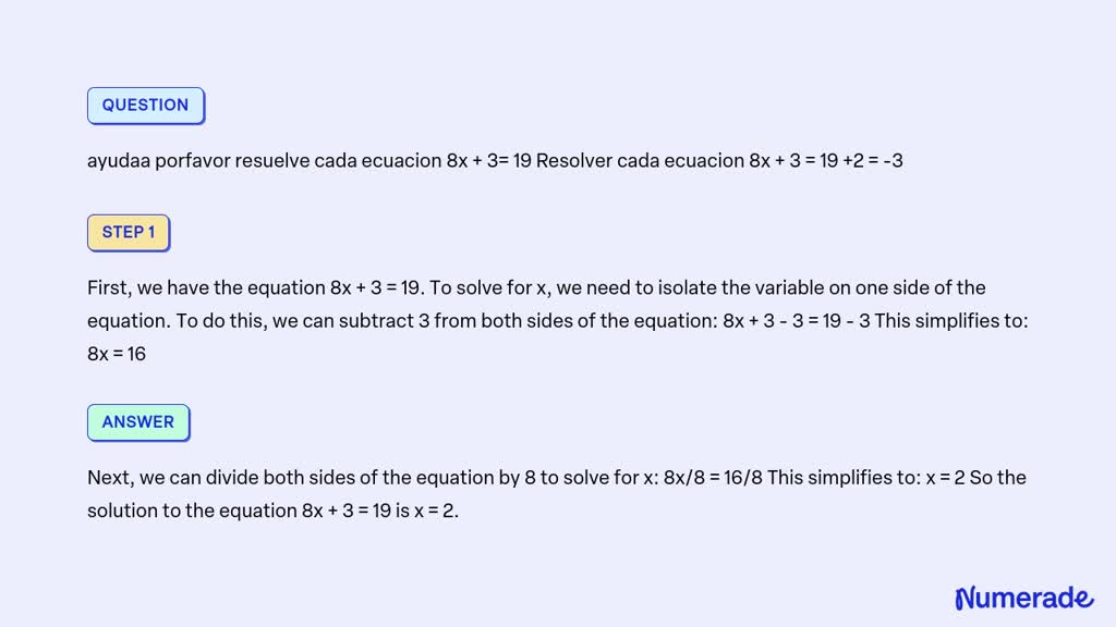 como resolver esta ecuacion 8x 9 12x 4x 13 5x