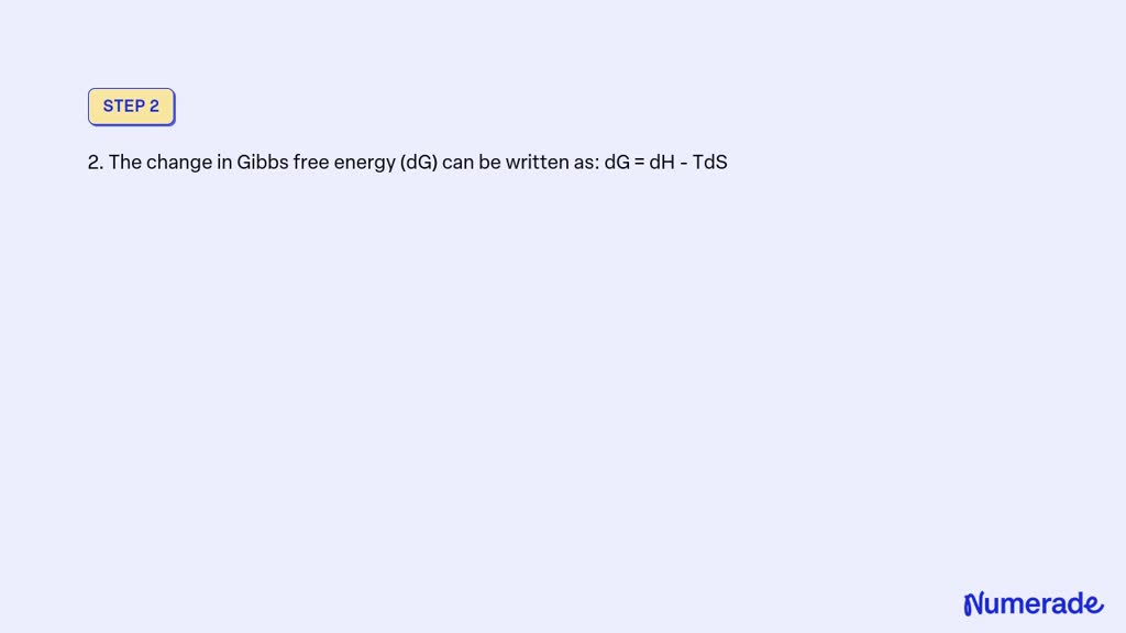 SOLVED: Derive the Gibbs-Thomson relation equation 1 between vapor ...