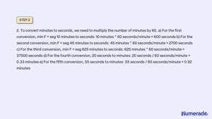 SOLVED: alguien me ayuda porfa es urgente 1.Convertir: h <= min 5 horas  minutos 16 horas minutos horas a minutos 15 minutos a horas 40 minutos  horas 2.Convertir: min F= seg 10