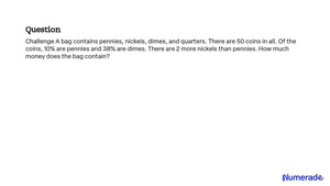 A bag contains 50 paise, 25 paise and 10 paise coins in the ratio 5 : 9 :  4, amounting to Rs 206. Find the number of coins of each type? - Exam  Question Answer - Quora