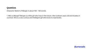 Margie Character Analysis in The Fun They Had  LitCharts