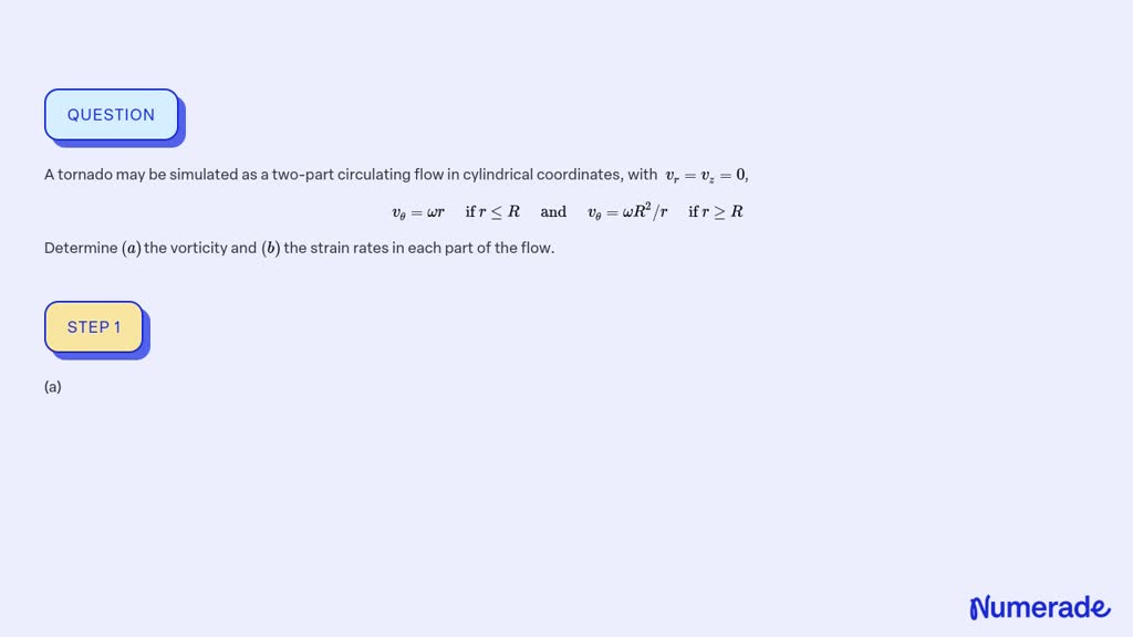 SOLVED: A tornado may be simulated as a two-part circulating flow in ...