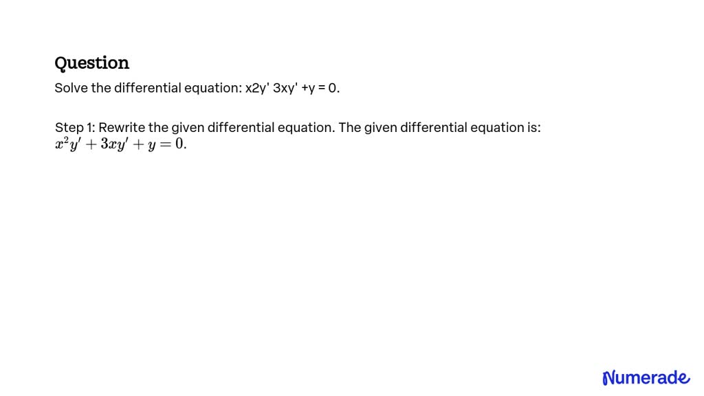 solve this quadratic equation