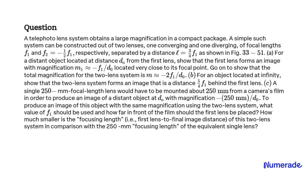 solved-a-telephoto-lens-system-obtains-a-large-magnification-in-a