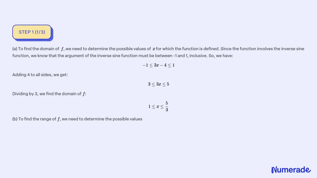 Solvedexer 43 46 The Given Equation Has The Form Yfx A Find The Domain Of F B Find 