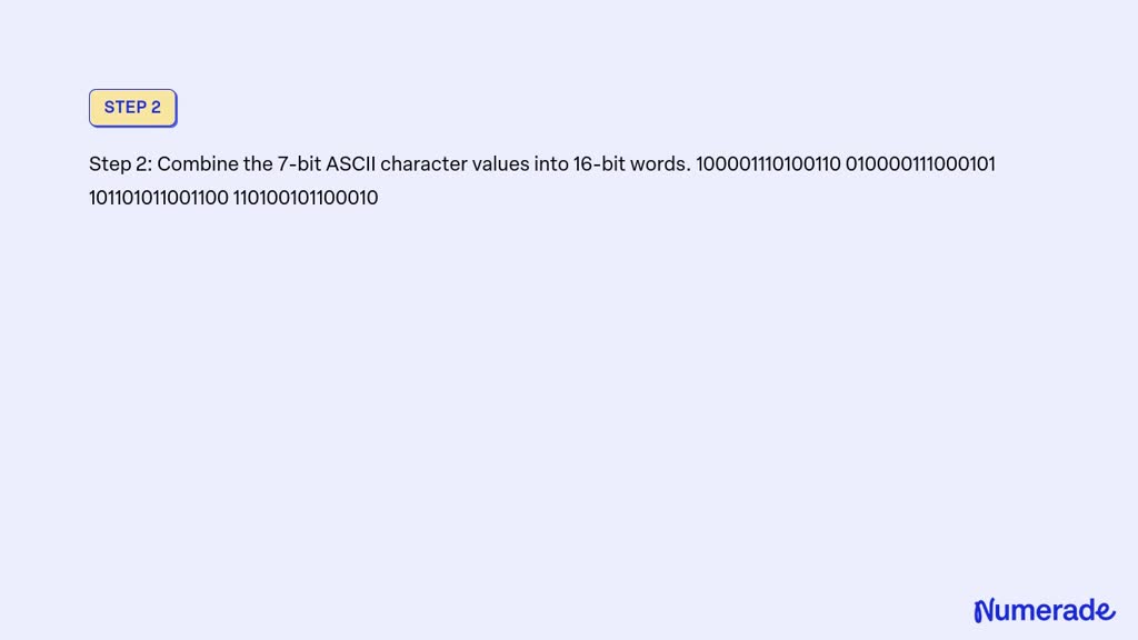 SOLVED: Using a 16-bit checksum, compute the checksum for the text ...