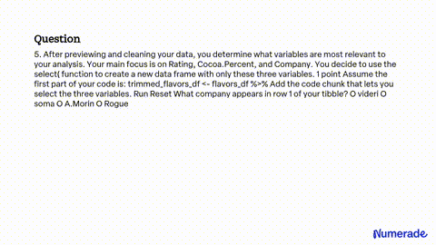 Assume the name of your data frame is flavors_df.