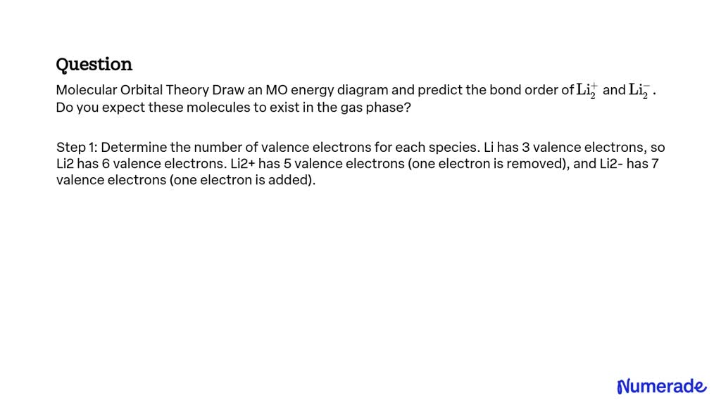 solved-molecular-orbital-theory-draw-an-mo-energy-diagram-and-predict