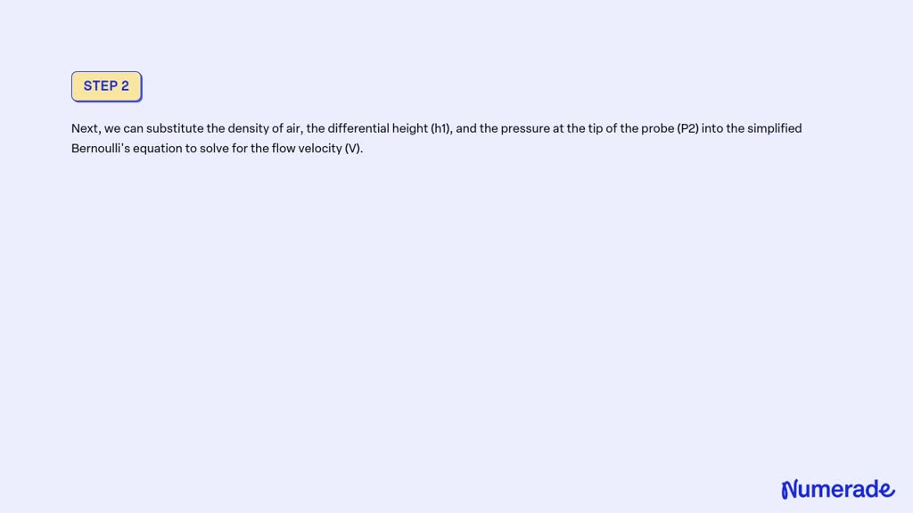 SOLVED: 5-51 The air velocity in the duct of a heating system is to be ...