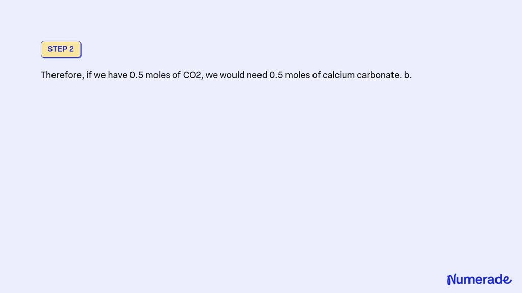 SOLVED: 3. La descomposición térmica del carbonato de calcio produce ...