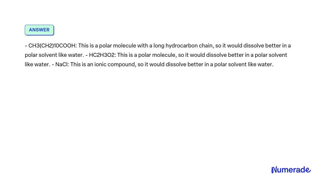 SOLVED Indicate Whether Water H2O Or Carbon Tetrachloride CCl4 Is   66a3f9a0 E694 4116 8c30 F5bec1dd86c5 Large 