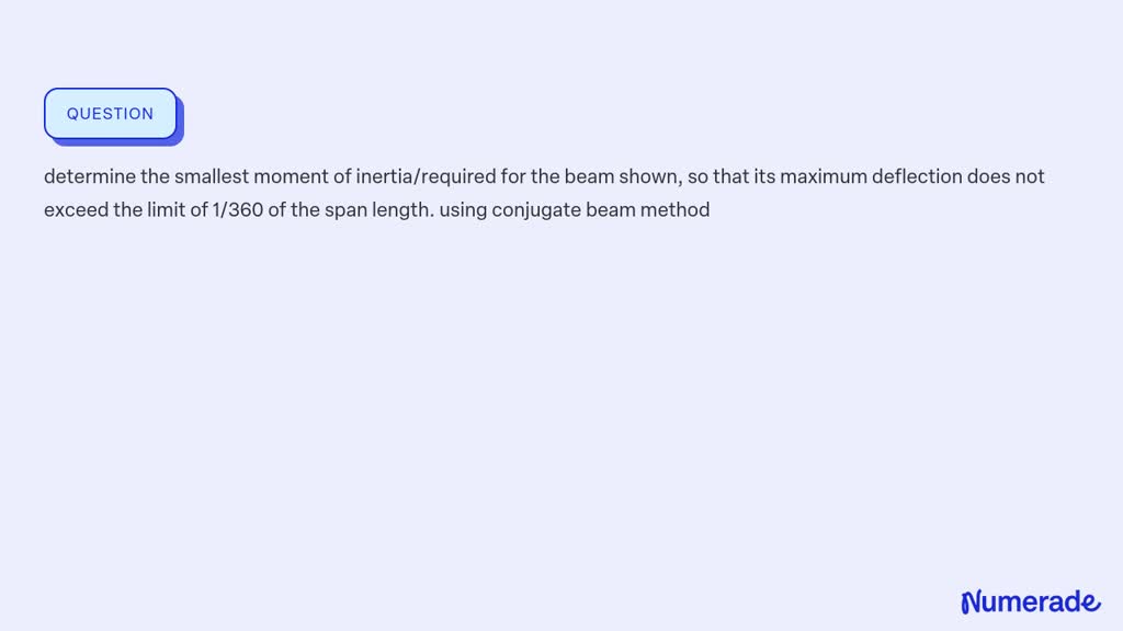 SOLVED: Problem 3: (30 points) Determine the smallest moment of inertia ...