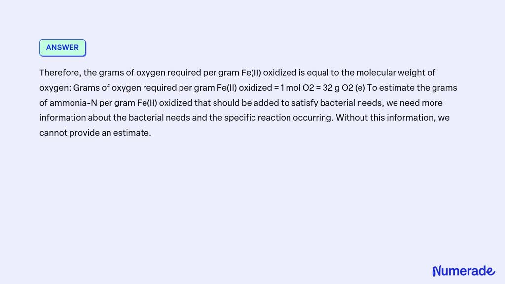 Video Solution: 6.23 You Wish To Design A Biological Treatment System 