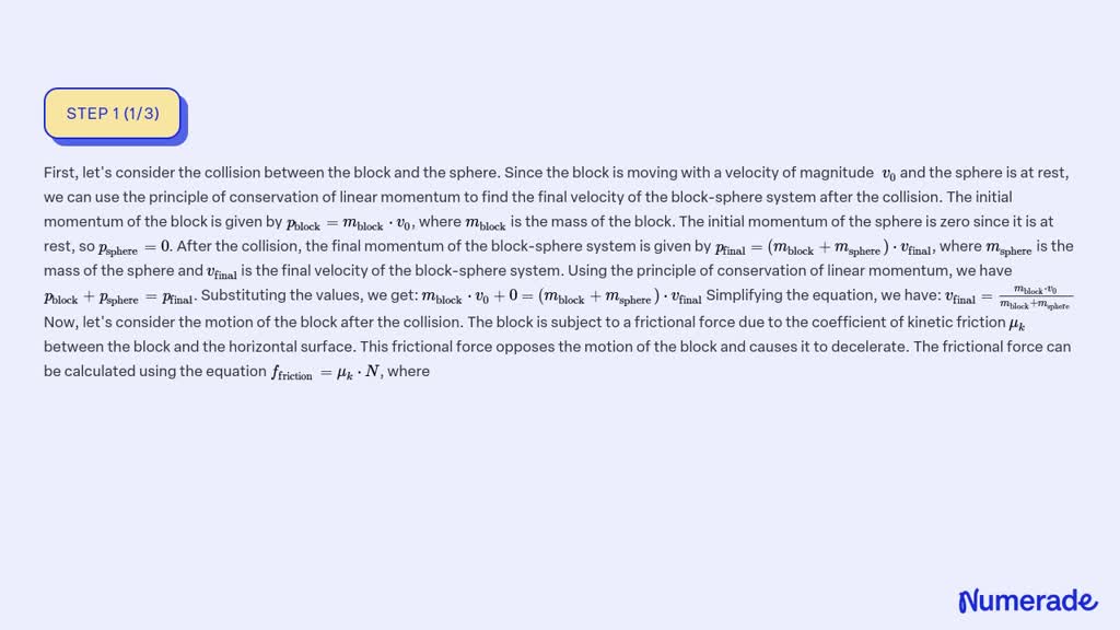 ⏩SOLVED:A 1-kg block B is moving with a velocity v0 of magnitude ...