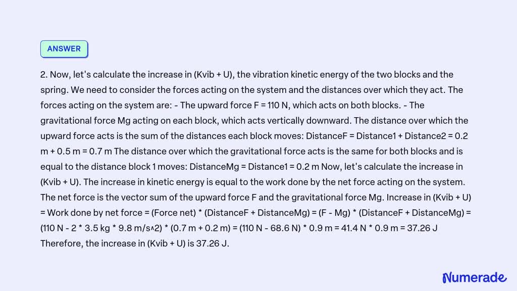 SOLVED: You hold up an object that consists of two blocks at rest, each ...